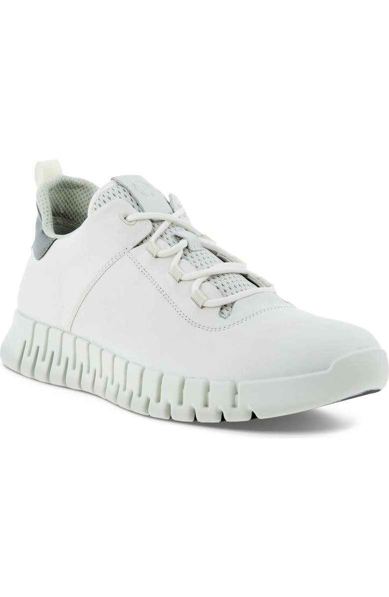 ECCO GRUUV Sneaker, Main, color, White/ White