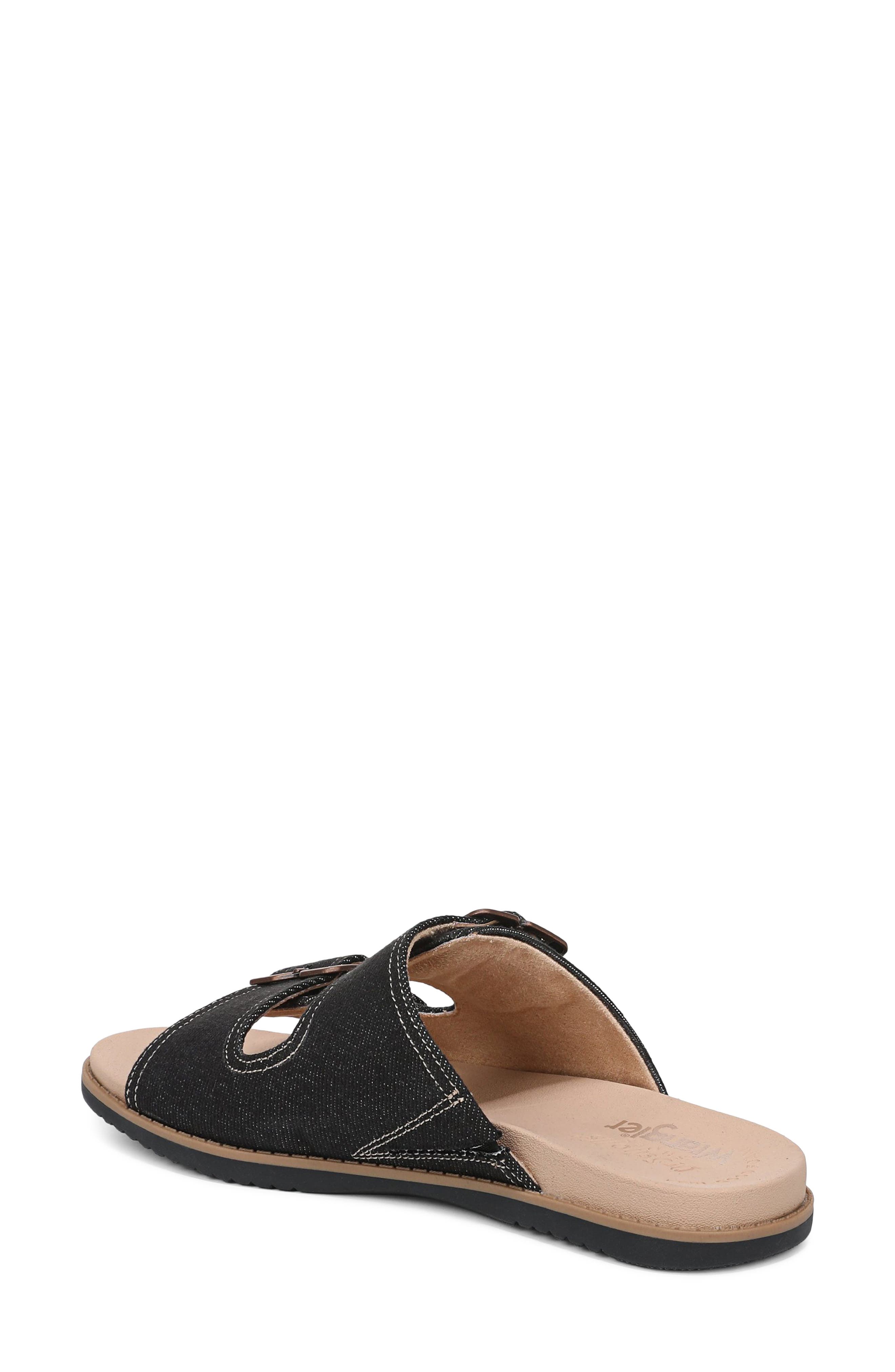 Dr. Scholl's x Wrangler<sup>®</sup> So Wrangler Slide Sandal, Alternate, color, Black