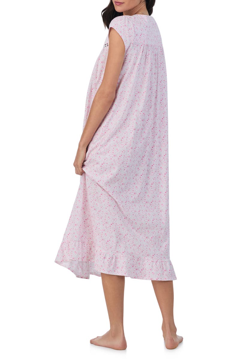 Eileen West Cap Sleeve Cotton Nightgown, Alternate, color,