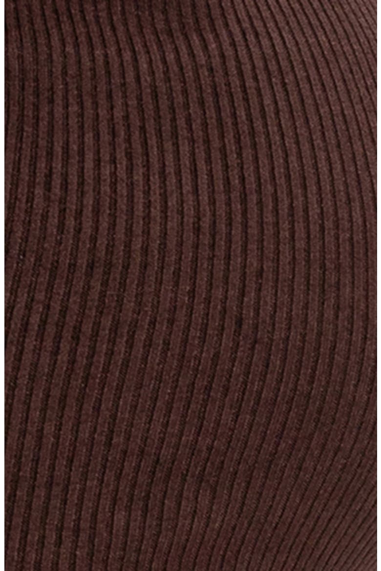 Lavinia Rib Knit Maternity Dress, Alternate, color, MOKA