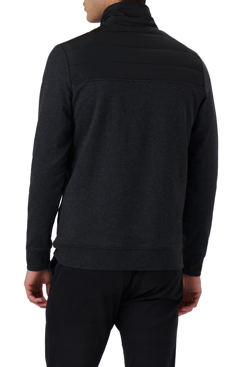 Bugatchi Quarter Zip Pullover, Alternate, color, 