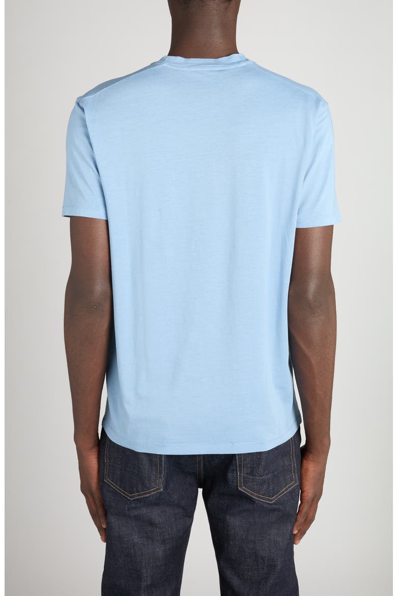 Short Sleeve Crewneck T-Shirt, Alternate, color, GLASS BLUE