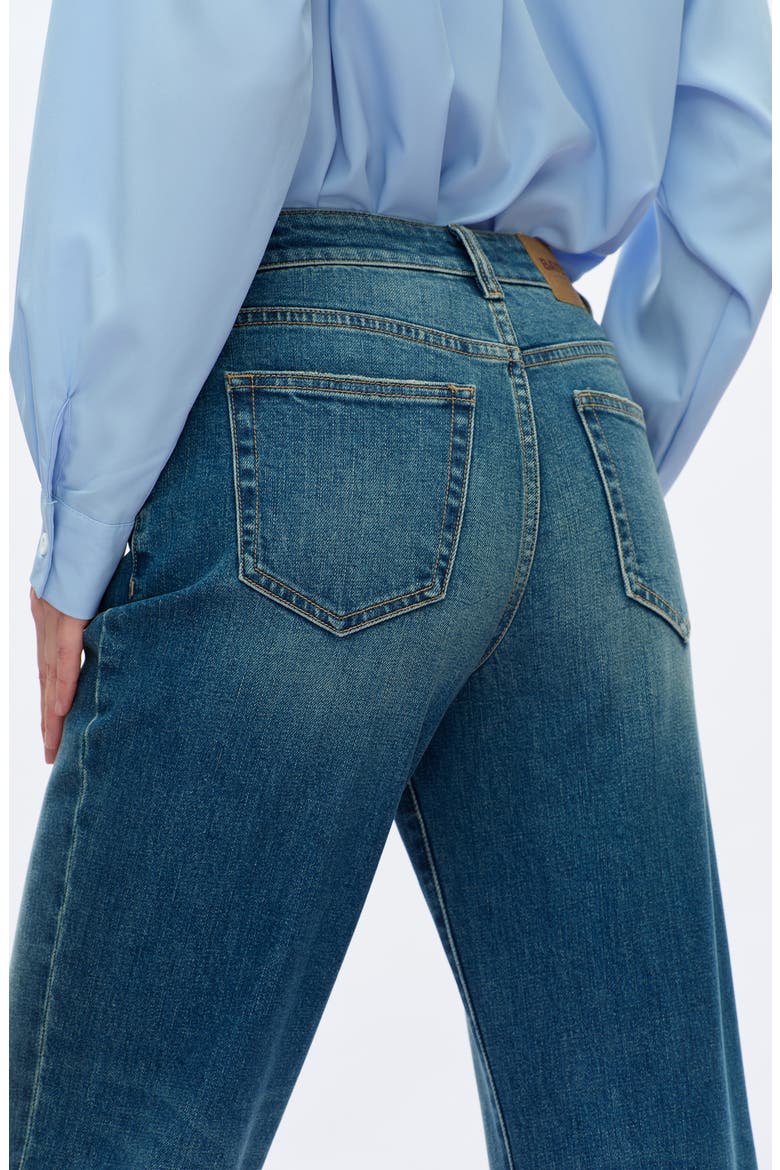 Mid Rise Straight Leg Jeans, Alternate, color, RETRO MEDIUM BLUE
