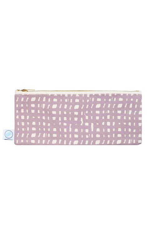 Dance Happy Ivy Pencil Case In Dusty Orchid