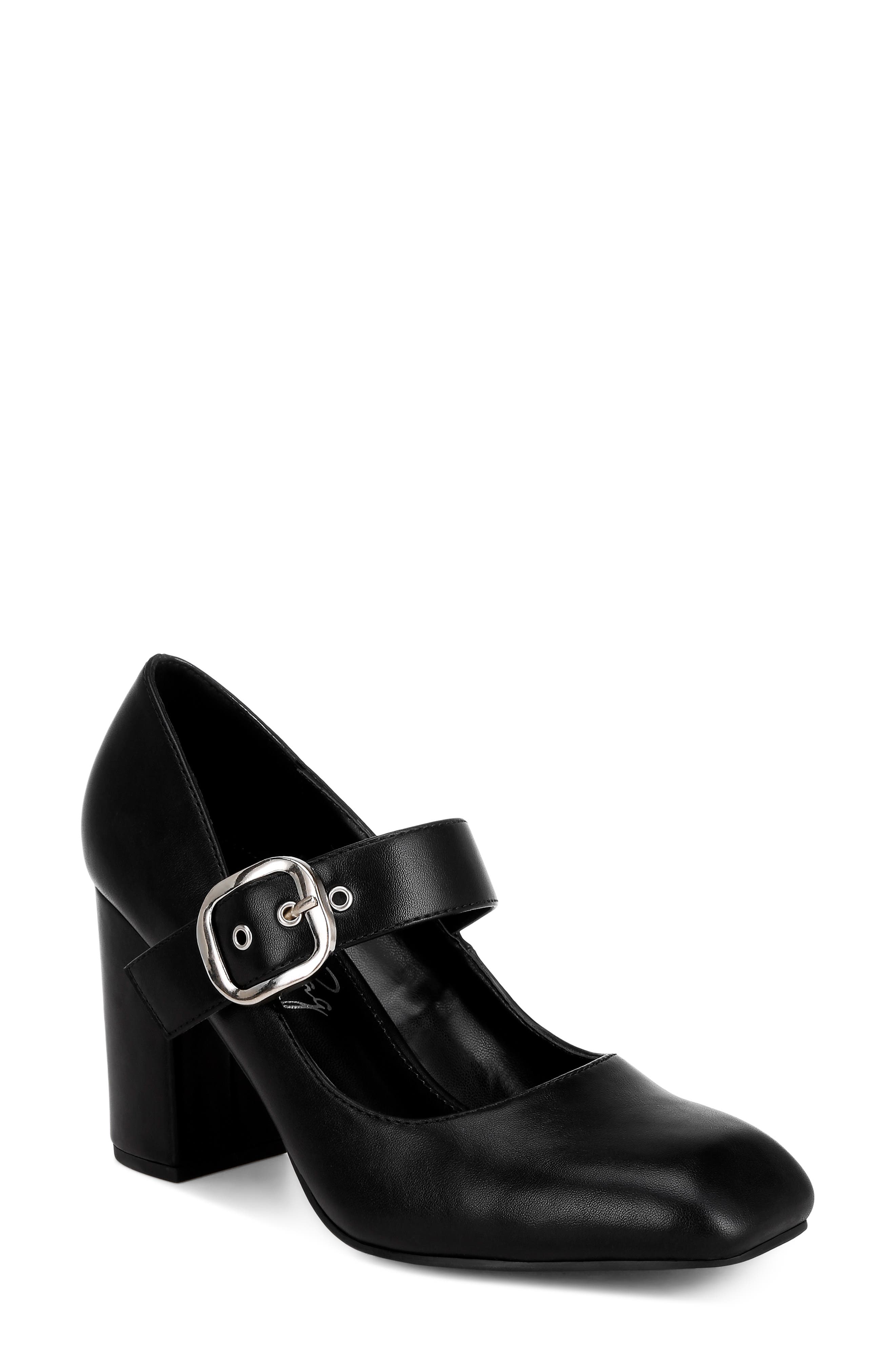 Mayuza Leather Mary Jane Pump