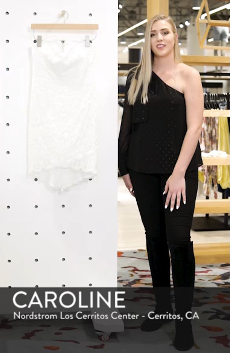 Strapless Lace Dress, sales video thumbnail