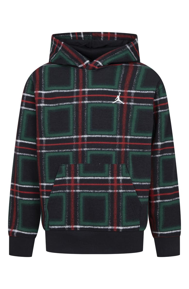 Jordan Kids' Brooklyn Fleece Essentials Holiday Hoodie, Main, color, 