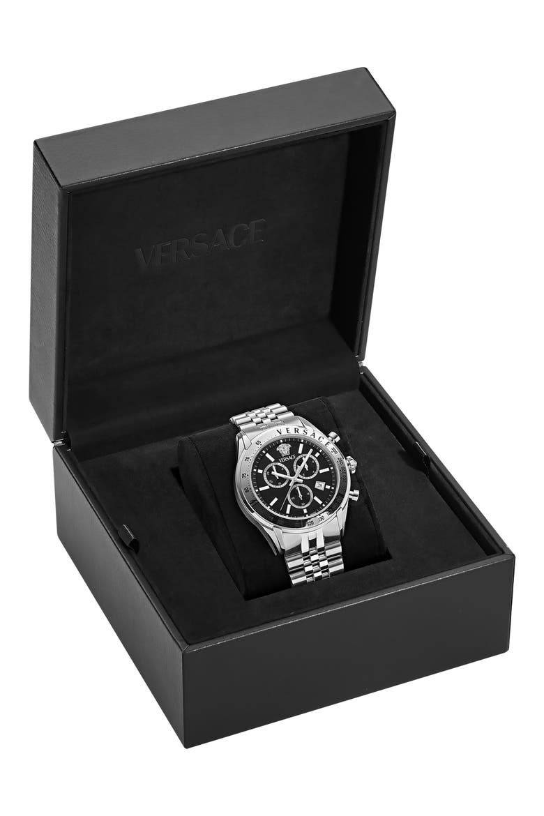 Master Chronograph Bracelet Watch, 44mm, Alternate, color, STAINLESS STEEL