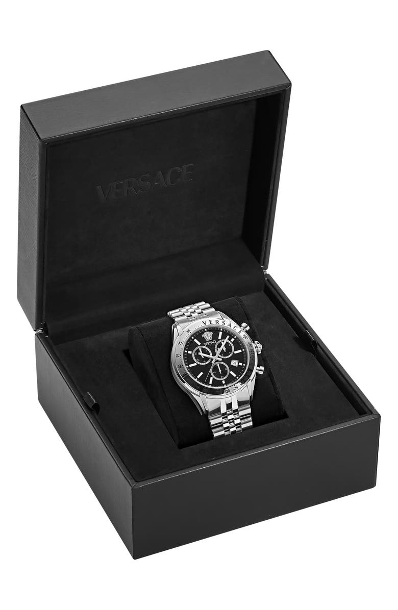 Versace Master Chronograph Bracelet Watch, 44mm, Alternate, color, 