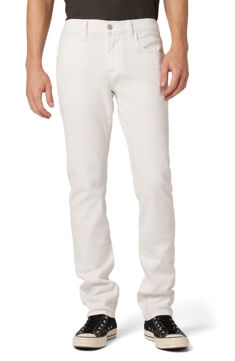 Hudson Jeans Blake Slim Straight Leg Jeans, Main, color, White