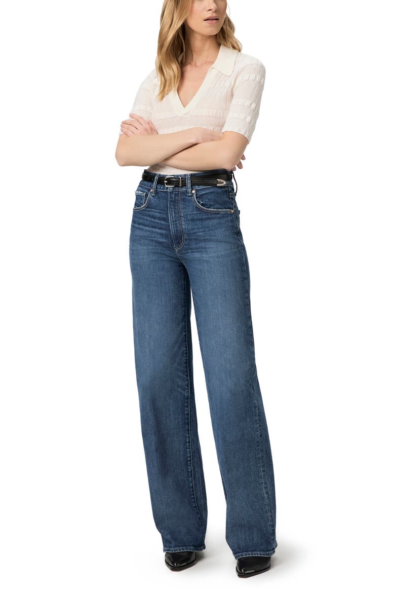 Sasha High Waist Wide Leg Jeans, Alternate, color, BOOGIE
