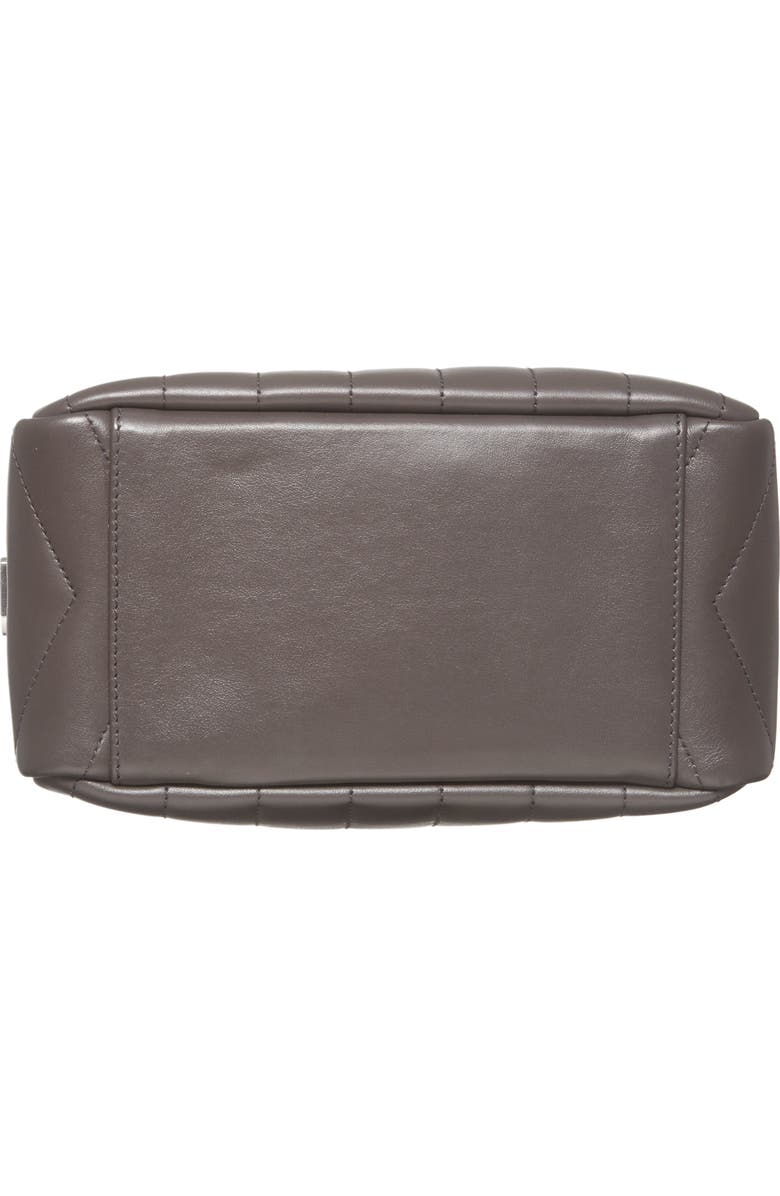 Saint Laurent Small Loulou Leather Bowling Bag, Alternate, color,