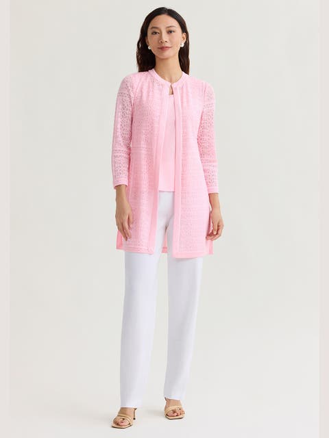 Heritage Tonal Burnout Knit Jacket