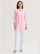 Misook Heritage Tonal Burnout Knit Jacket