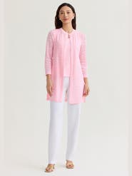 Misook Heritage Tonal Burnout Knit Jacket