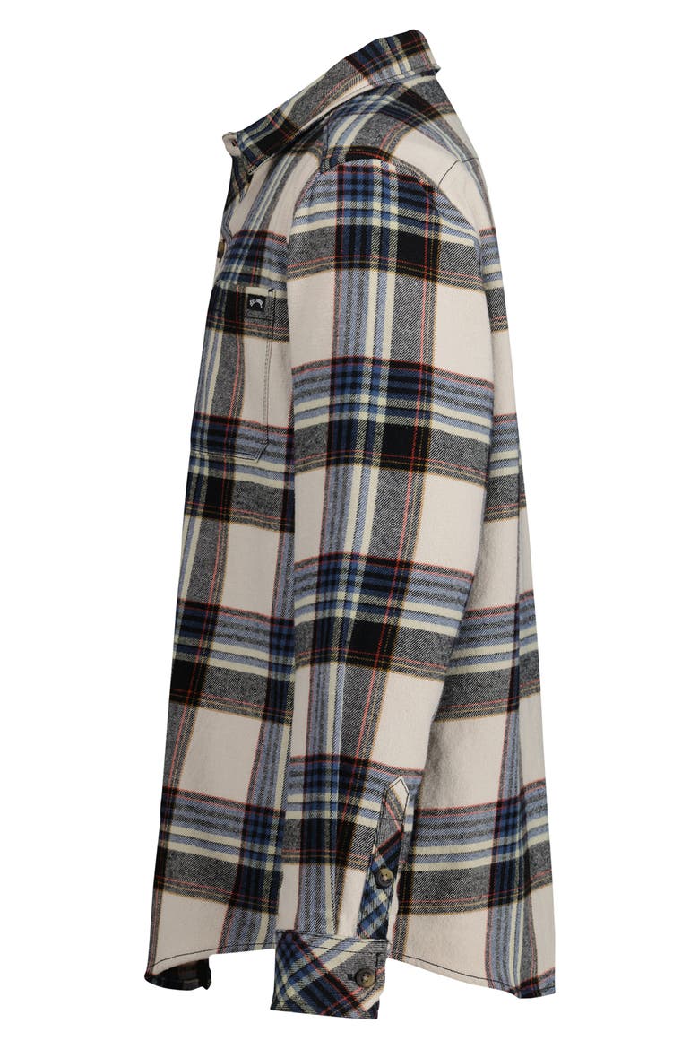 Kids' Flannel Shirt, Alternate, color, OATMEAL