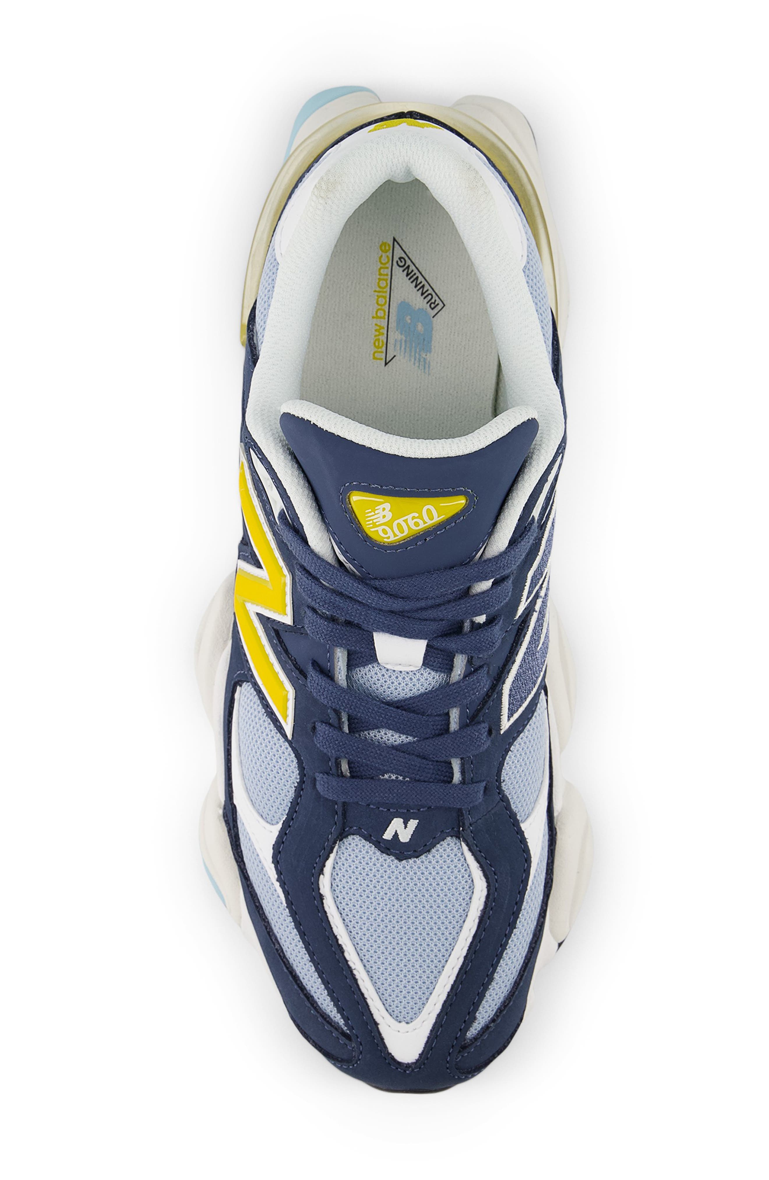 Gender Inclusive 9060 Sneaker, Alternate, color, VINTAGE INDIGO/ APOLLO GOLD