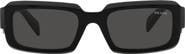 Prada 55mm Irregular Sunglasses