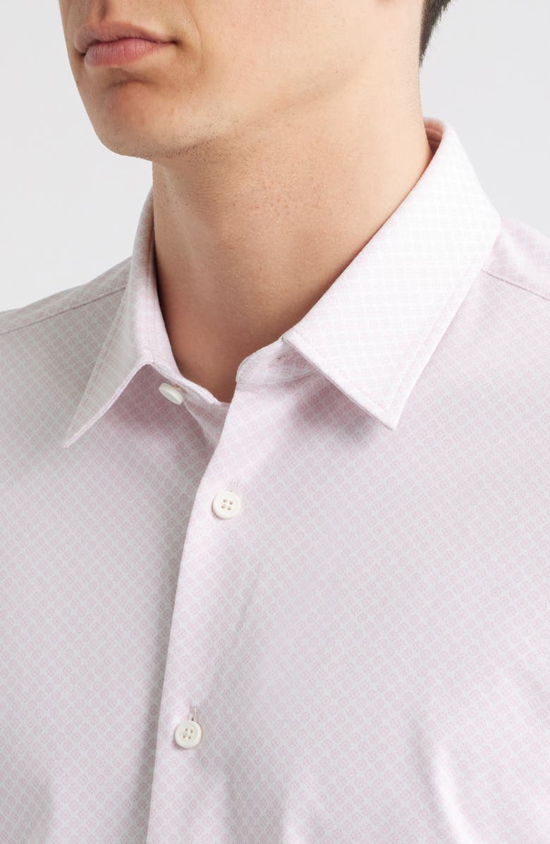 BOSS Roan Kent Slim Fit Button-Up Shirt, Alternate, color, Open Pink
