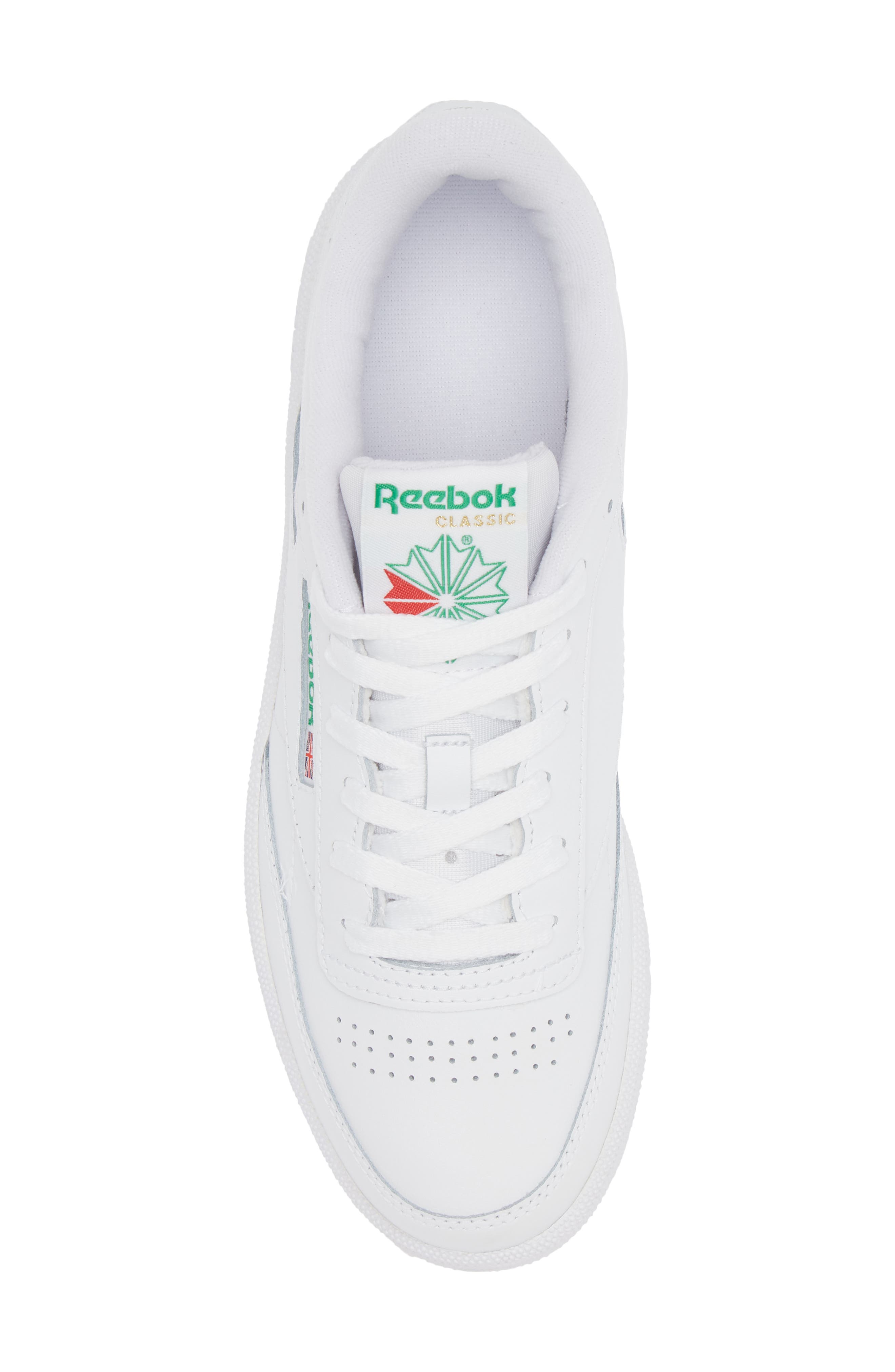 Reebok Club C 85 Sneaker, Alternate, color, Ftwwht/Ftwwht/Goldmt