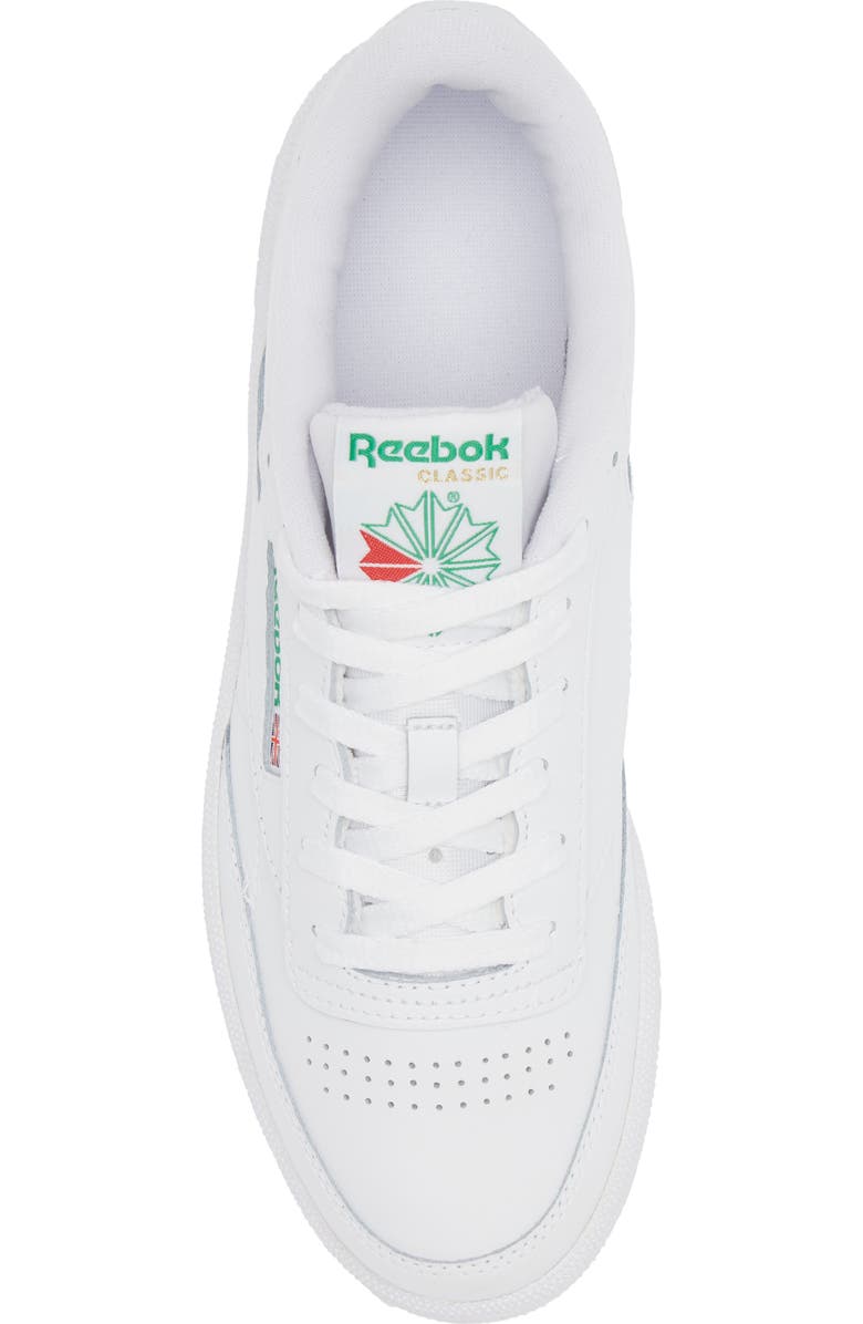 Reebok Club C 85 Sneaker, Alternate, color, Ftwwht/Ftwwht/Goldmt