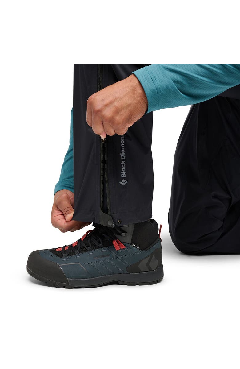 Black Diamond Fineline Stretch Full-Zip Pant - Men's, Alternate, color, Black