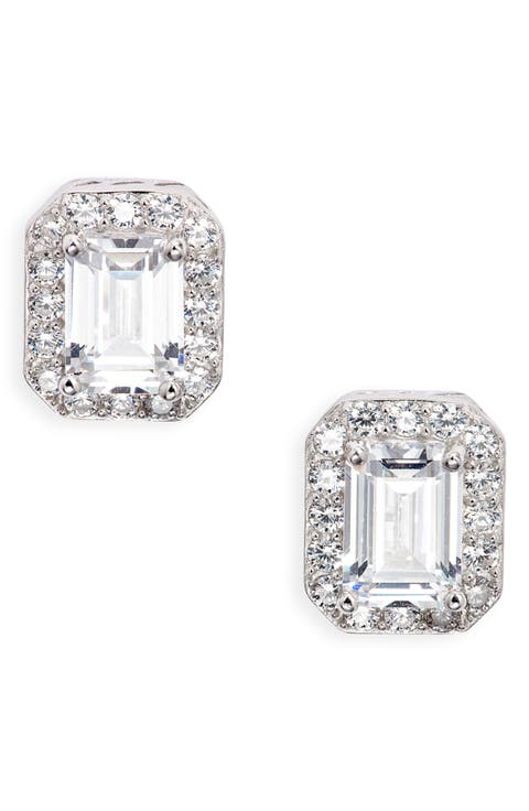Cubic Zirconia Stud Earrings