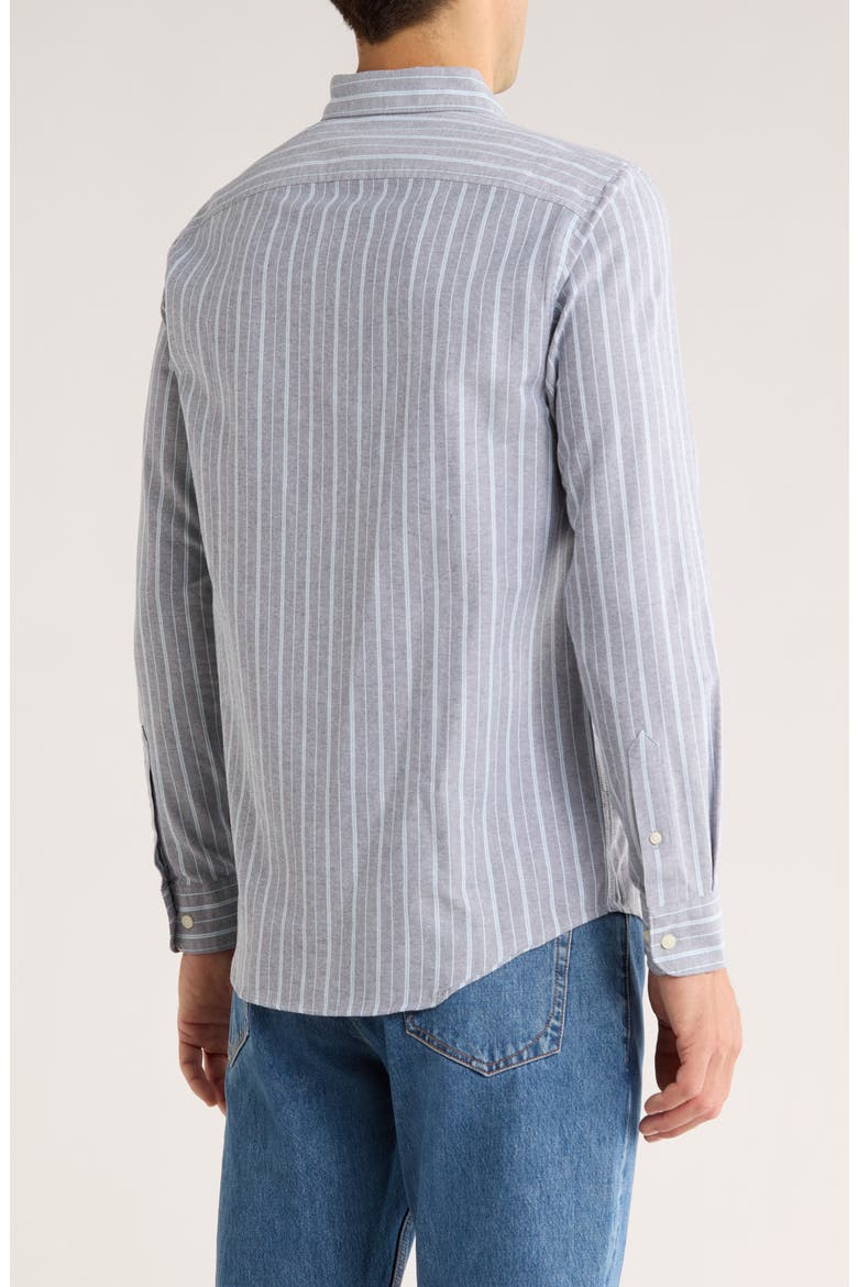 Oxford Stretch Half Zip Sweatshirt, Alternate, color, DARK SAPPHIRE