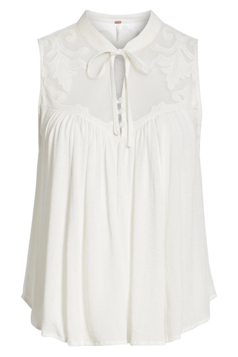 Western Romance Tank, Alternate, color, IVORY