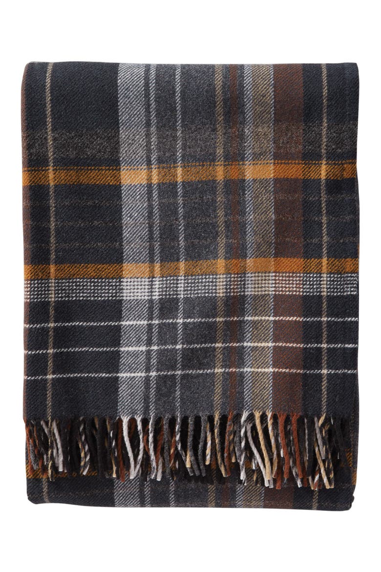 Ashton Wool Throw, Main, color, COAL
