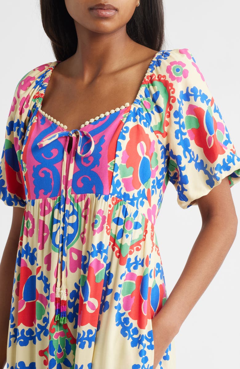 Vince Camuto Print Tiered Maxi Dress, Alternate, color,