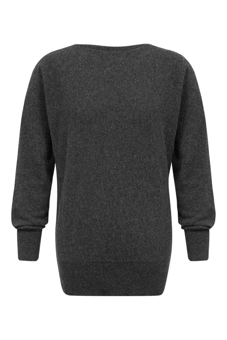 Geelong Slash Neck Sweater, Alternate, color, CHARCOAL