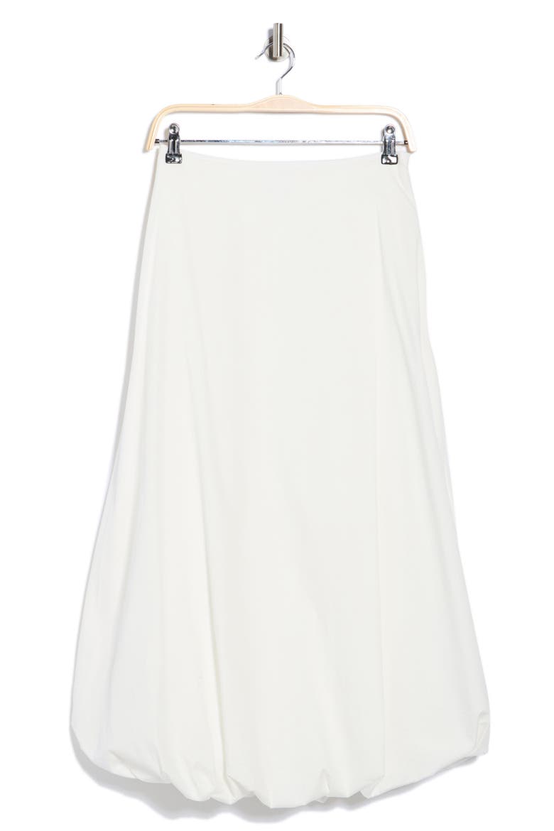 Bubble Midi Skirt, Alternate, color, WHITE