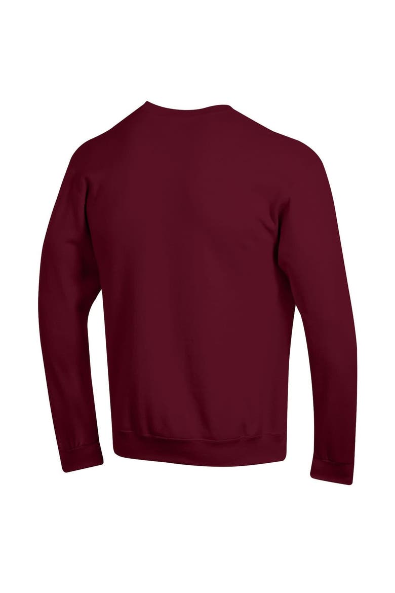 Men's Champion  Maroon Mississippi State Bulldogs Arch Over Logo Pullover Sweatshirt, Alternate, color, Maroon