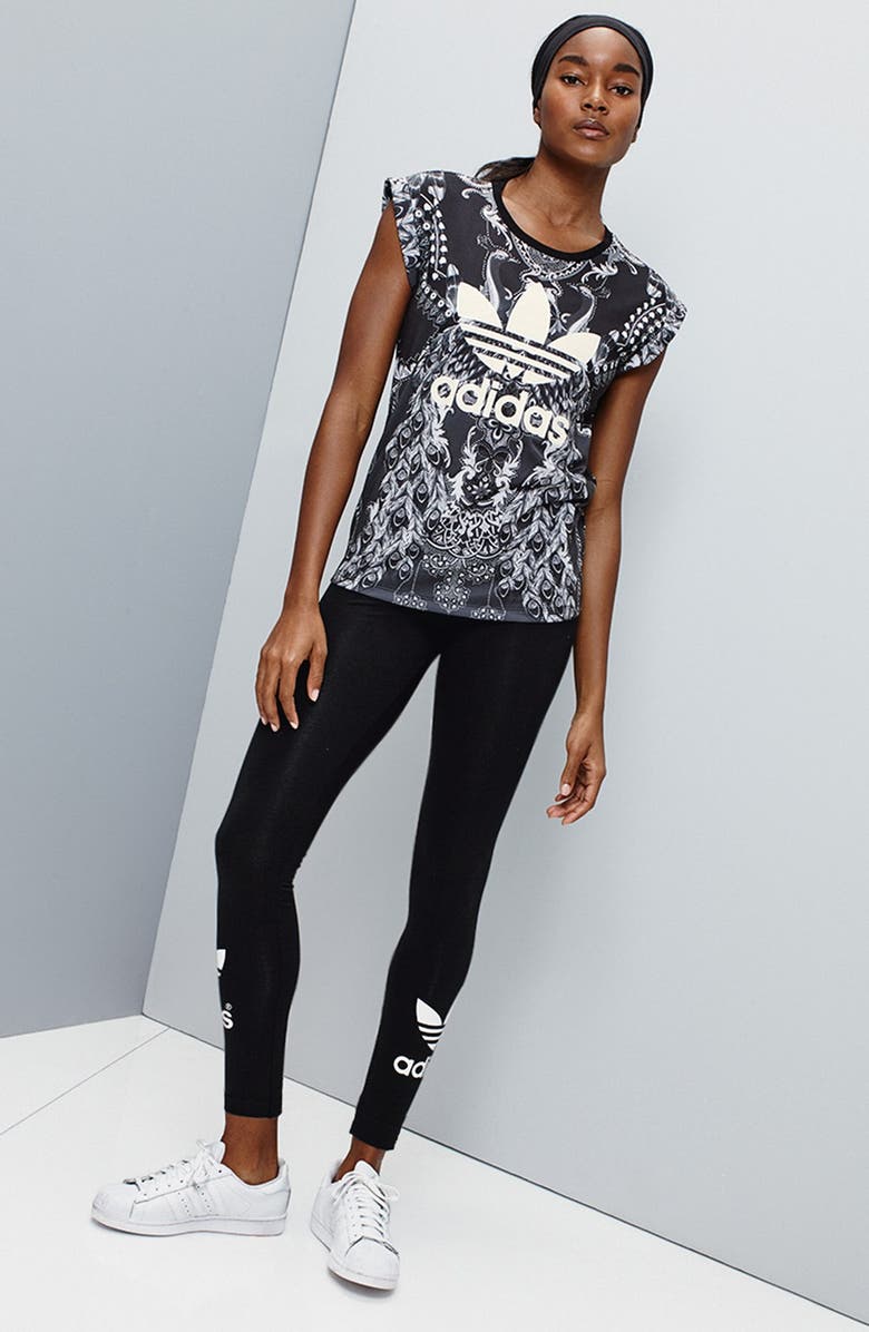 adidas Originals 'Pavao' Logo Tee, Alternate, color, 