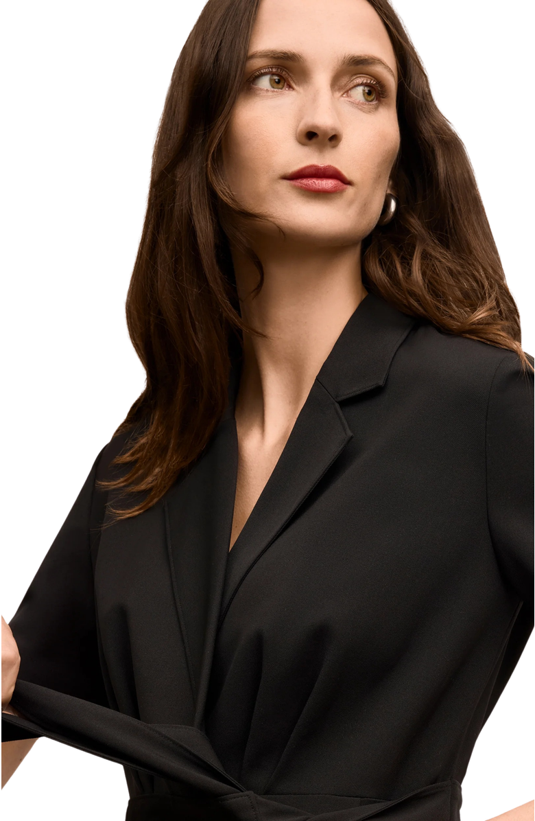 M.M.LaFleur Arlette Air Twill Dress, Alternate, color, Black