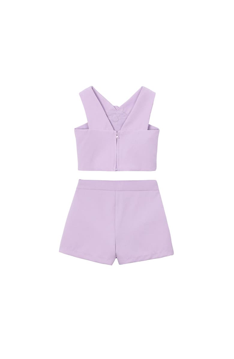 Mayoral Floral Two-Piece Set, Alternate, color, Lavender