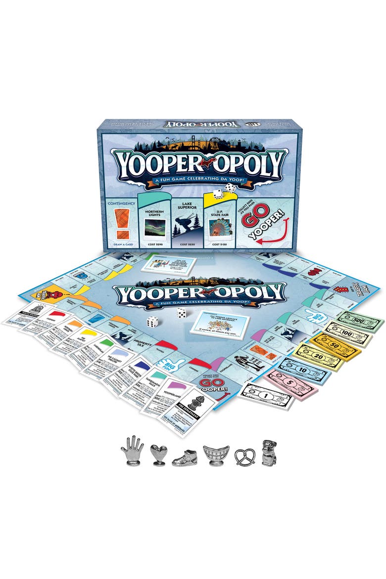 Yooper Opoly Board Game, Alternate, color, Multicolored
