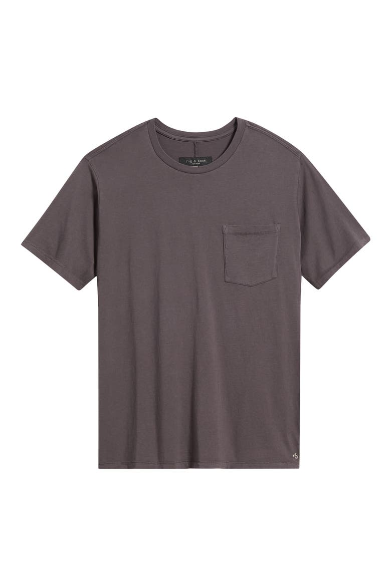 Classic Fit Garment Dye Pocket T-Shirt, Alternate, color, COAL GREY