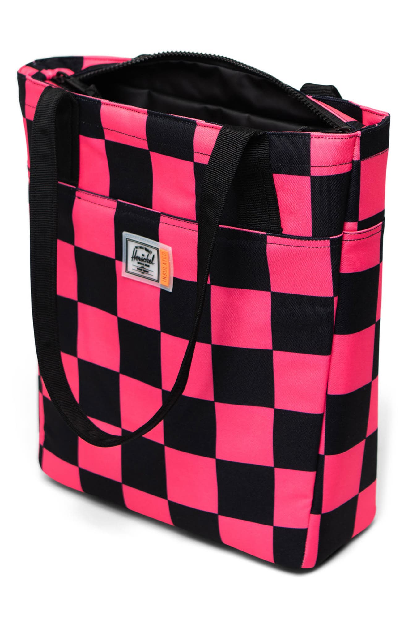 Herschel Supply Co. Small Alexander Insulated Recycled Polyester Zip Tote and Bottle Holder, Alternate, color, 