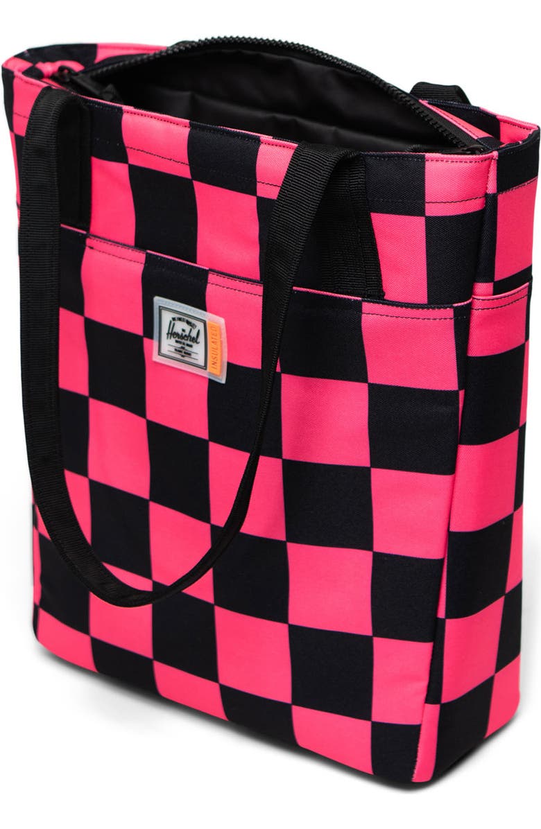 Herschel Supply Co. Small Alexander Insulated Recycled Polyester Zip Tote and Bottle Holder, Alternate, color,