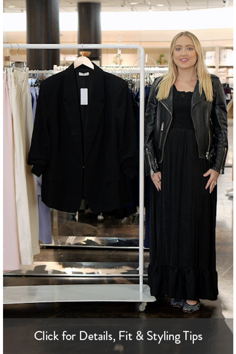 Abbie Ruched Sleeve Blazer video