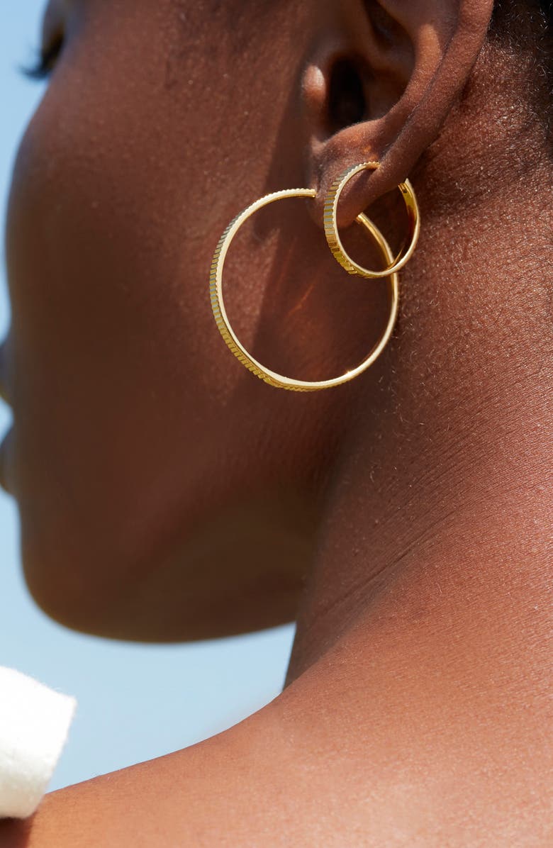 Small Disco Hoop Earrings