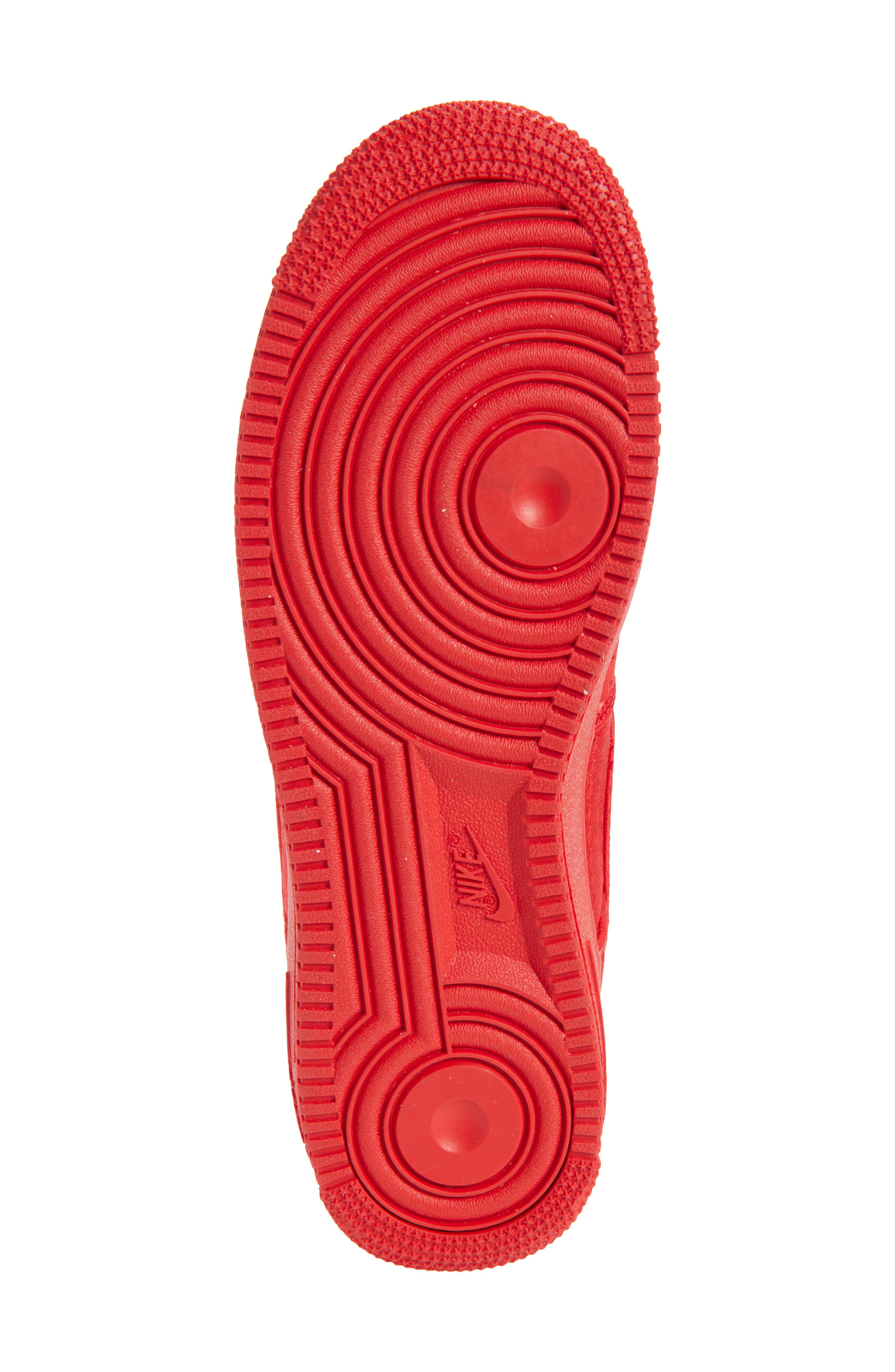 Nike Air Force 1 Retro Basketball Sneaker, Alternate, color, University Red/ Red/ Black