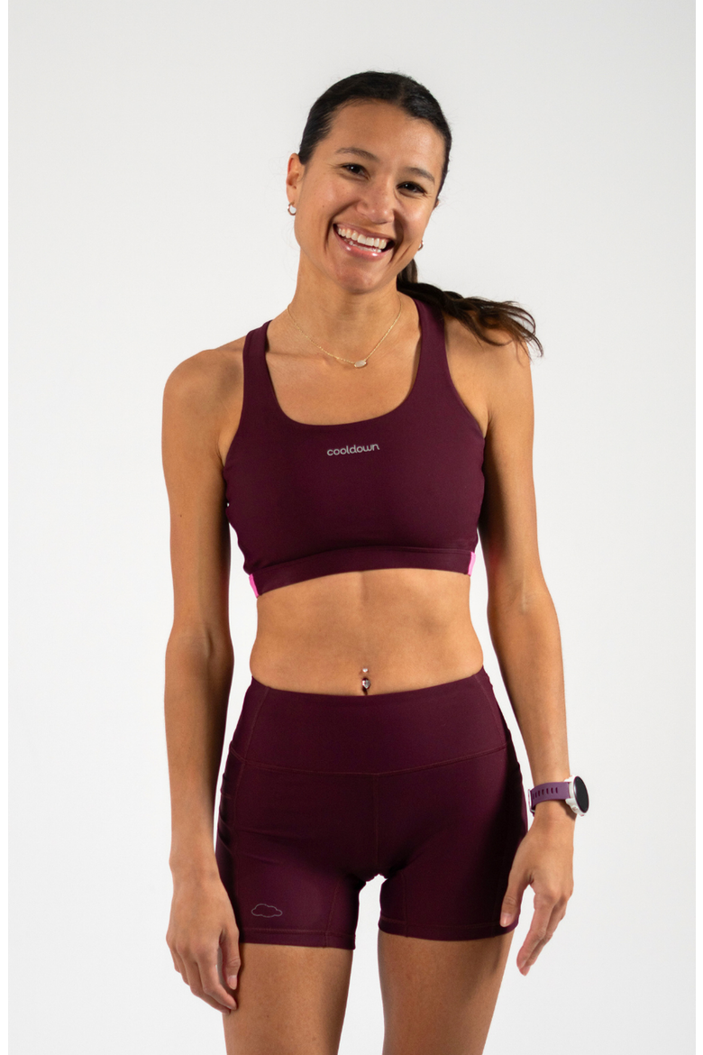 Katherine Sports Bra, Main, color, Maroon