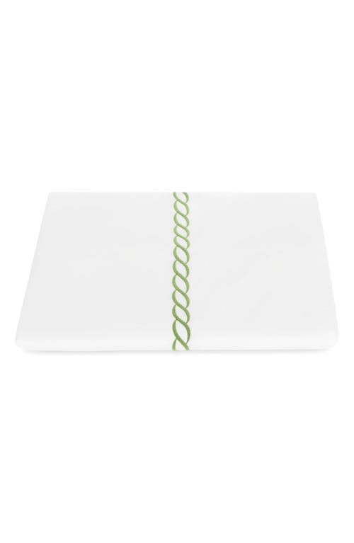 Matouk Classic Chain Cotton Percale Duvet Cover