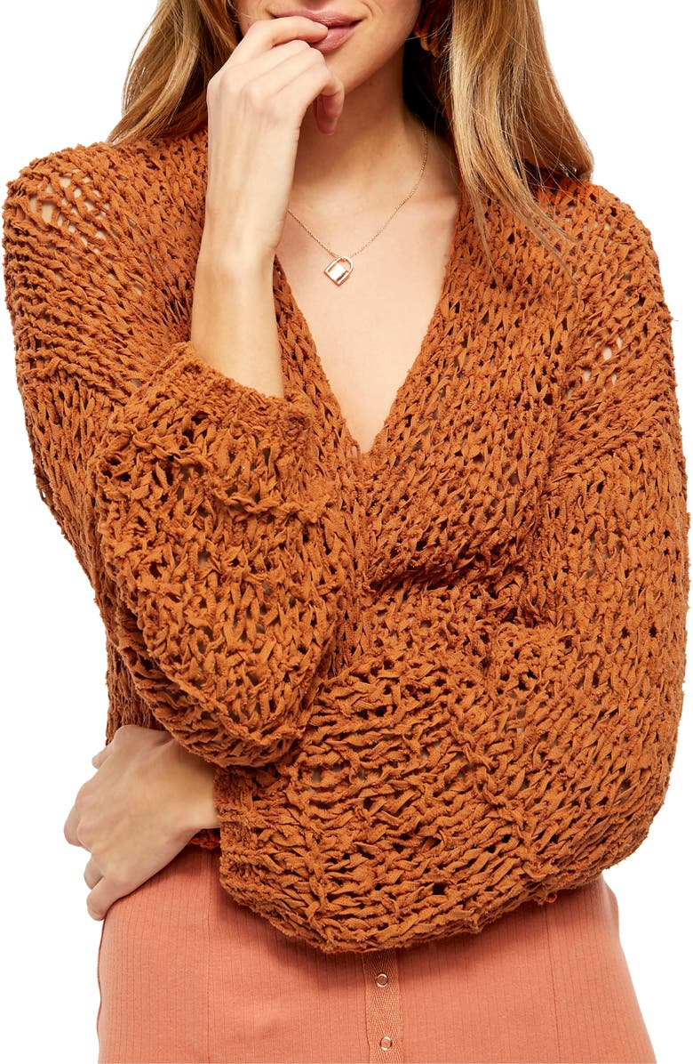 Free People Daiquiri Open Front Crop Cardigan | Nordstromrack