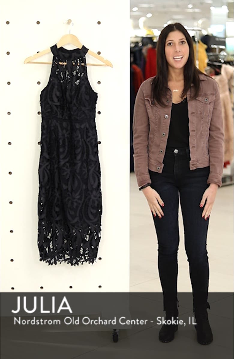 Isa Lace Halter Dress, sales video thumbnail