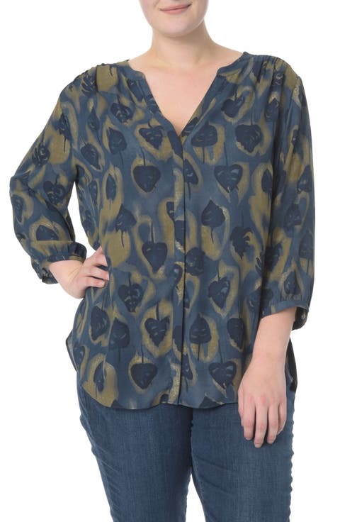 Semisheer Pintuck Blouse