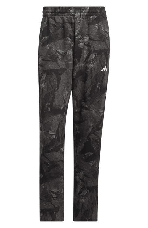Print Fleece Pants